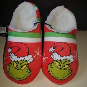 Dr. Seuss NEW The GRINCH Slippers